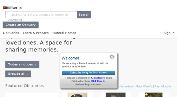 obituaries.normantranscript.com