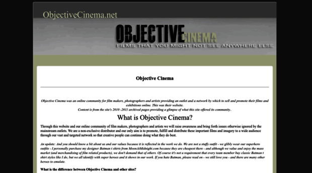 objectivecinema.net