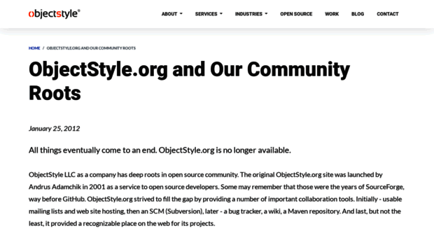 objectstyle.org