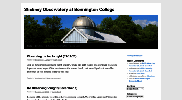 observatory.bennington.edu