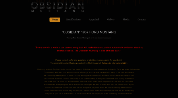 obsidianmustang.com
