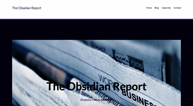 obsidianreport.com