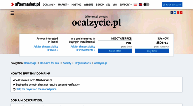 ocalzycie.pl