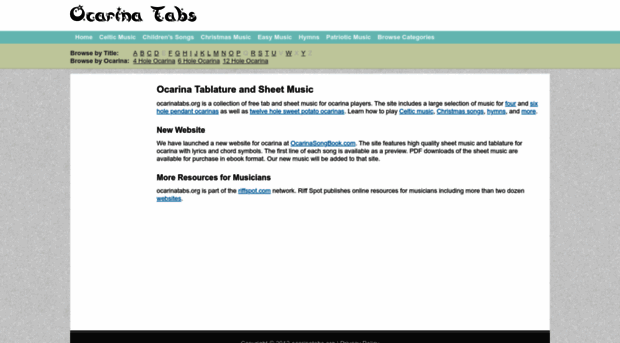 ocarinatabs.org