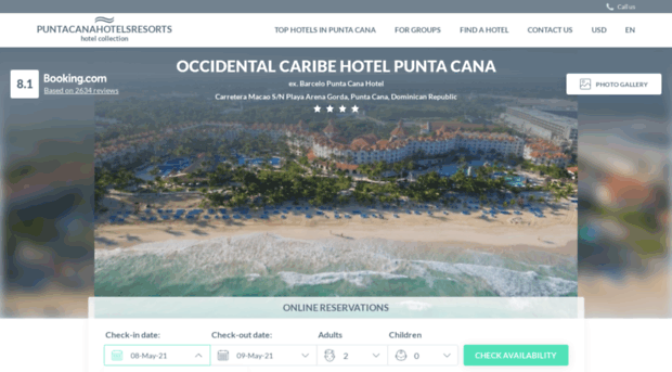 occidental-caribe.puntacanahotelsresorts.com