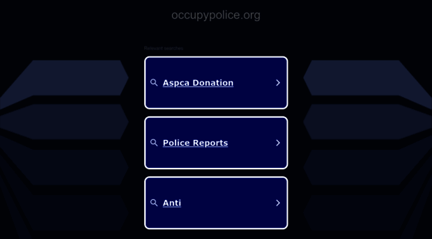 occupypolice.org