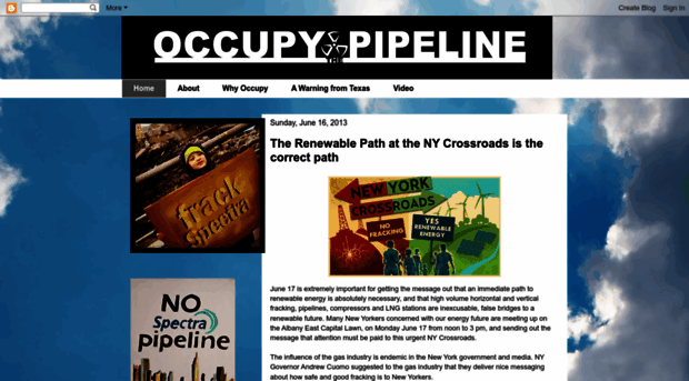 occupythepipeline.blogspot.com