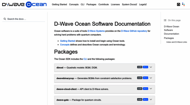 ocean.dwavesys.com