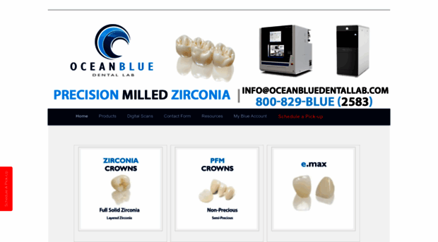 oceanbluedentallab.com