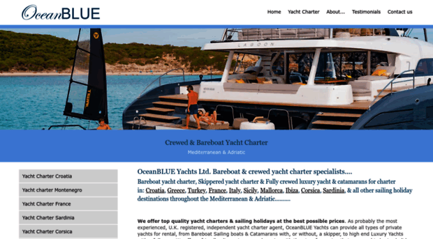 oceanblueyachts.com