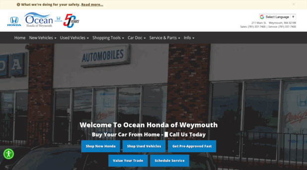 oceanhondaweymouth.com