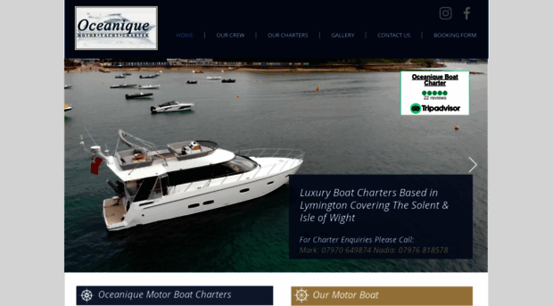 oceaniqueboatcharter.co.uk