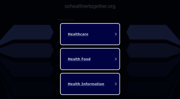 ochealthiertogether.org