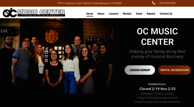 ocmusiccenter.com