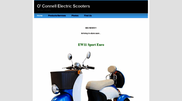 oconnellelectricscooters.com