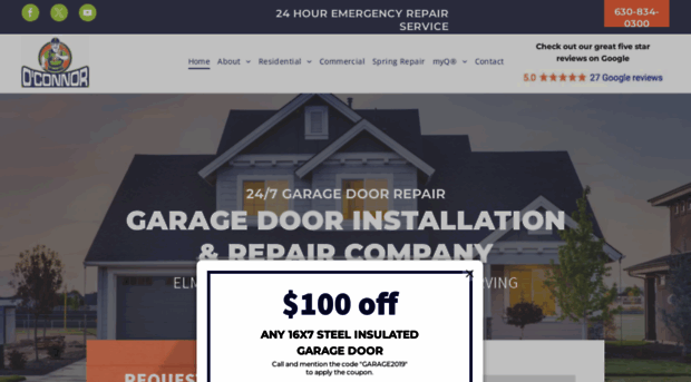 oconnorgaragedoor.com