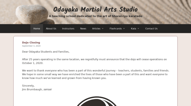 odayakamartialarts.com