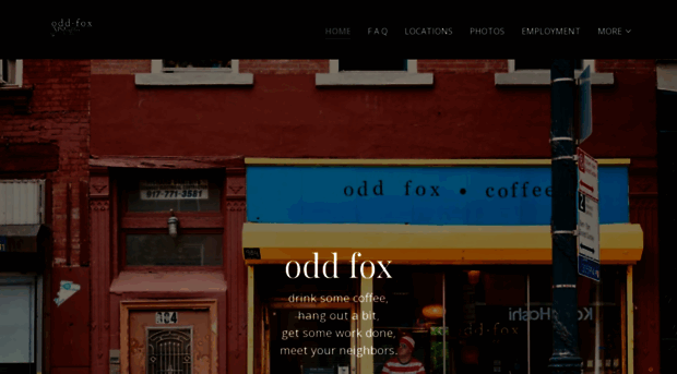 oddfoxcoffee.com