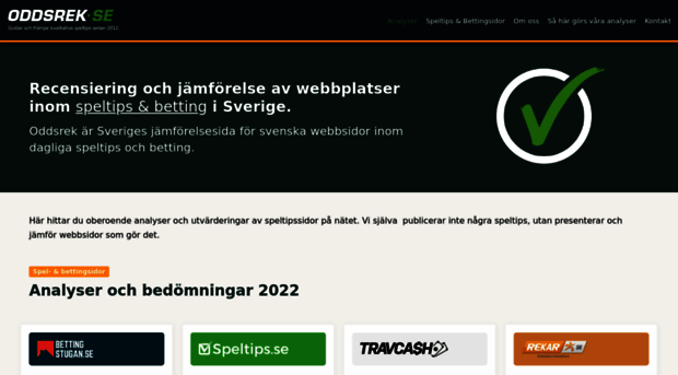 oddsrek.se