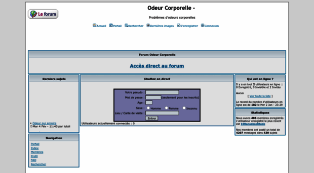 odeur-corporelle.forumpro.fr