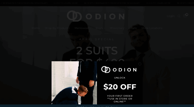 odionmenswear.com