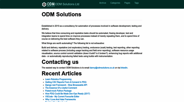 odmsolutions.co.uk