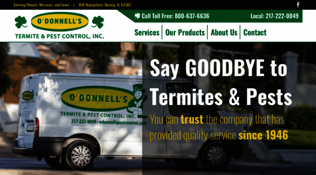 odonnellspestcontrol.com