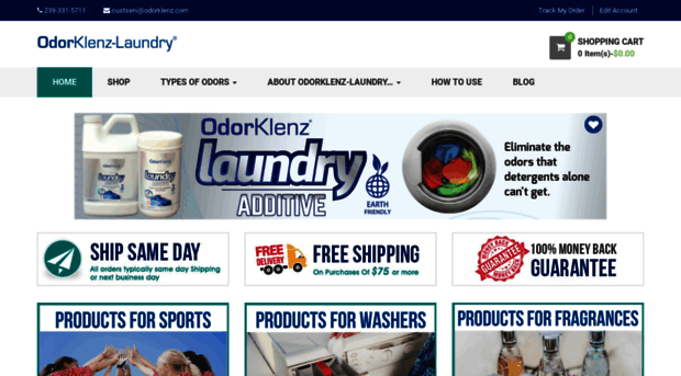 odorklenzlaundry.com