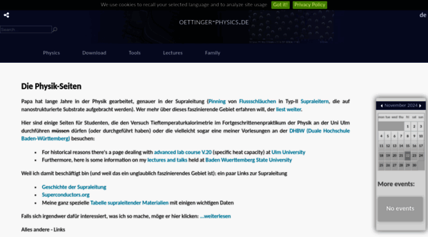 oettinger-physics.de