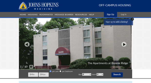 offcampushousing.hopkinsmedicine.org