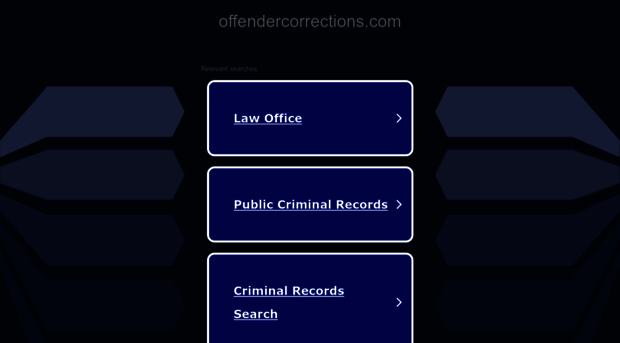 offendercorrections.com
