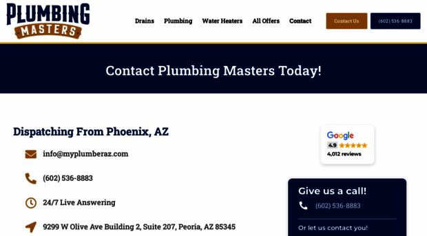 offers.plumbingmastersaz.com