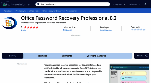 office-password-recovery-professional.software.informer.com