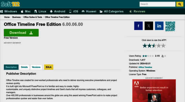 office-timeline-free-edition.soft112.com