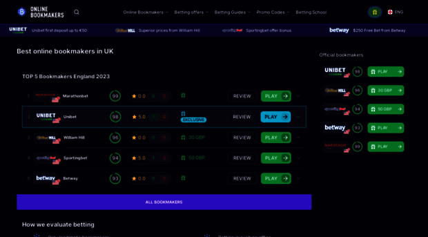 officialbookmakers.com