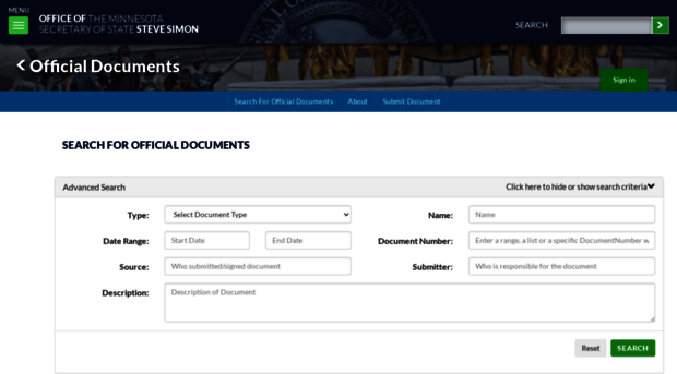 officialdocuments.sos.state.mn.us