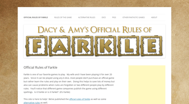 officialfarklerules.com