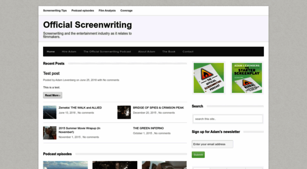 officialscreenwriting.com