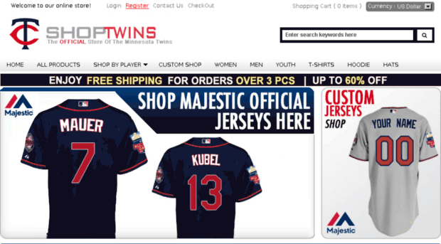 officialtwinsstore.com