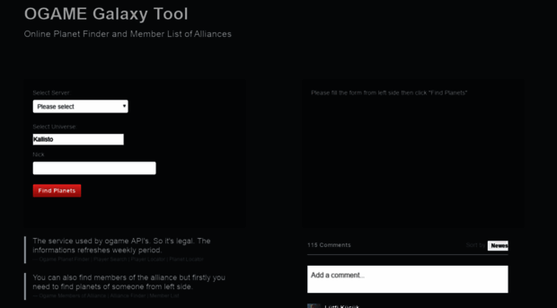 ogamegalaxytool.com