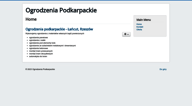 ogrodzeniapodkarpackie.pl