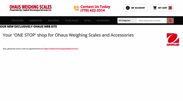 ohausweighingscales.com