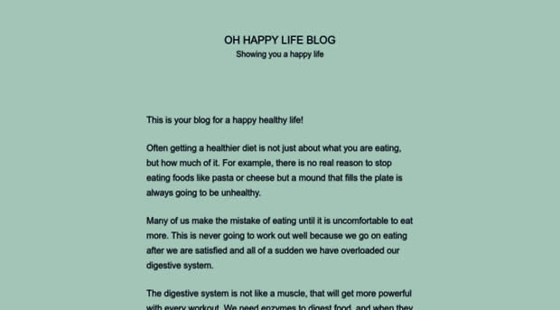 ohhappylifeblog.com