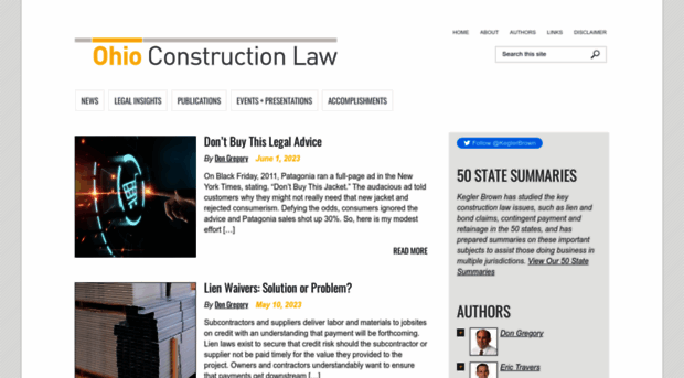 ohioconstructionlaw.keglerbrown.com