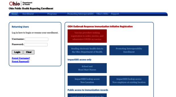 ohiopublichealthreporting.info