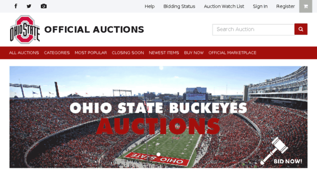 ohiostatebuckeyes.cbsi-auctions.com