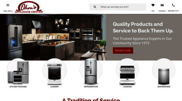 ohmsappliancecenter.com
