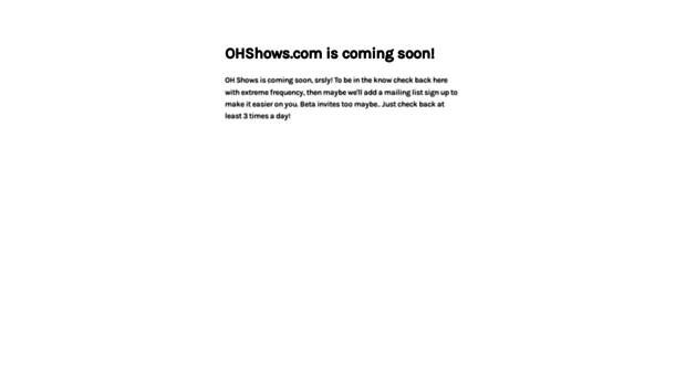 ohshows.com