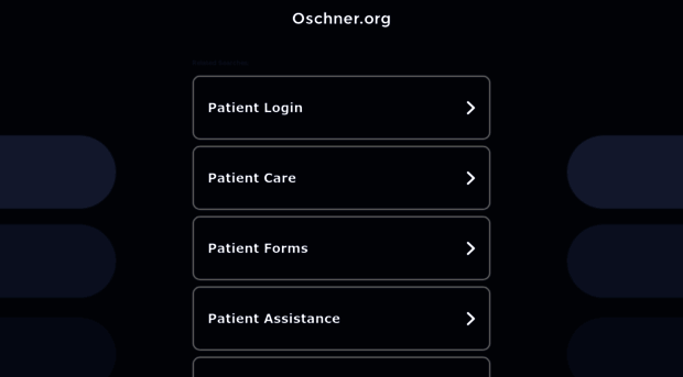 ohslink.oschner.org