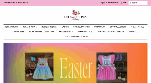 ohsweetpeaclothing.com